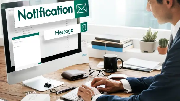 E-mail global communications connection social networking concept